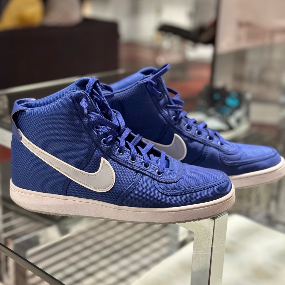 Blue Nike Vandal Supreme High barely worn size 10.5